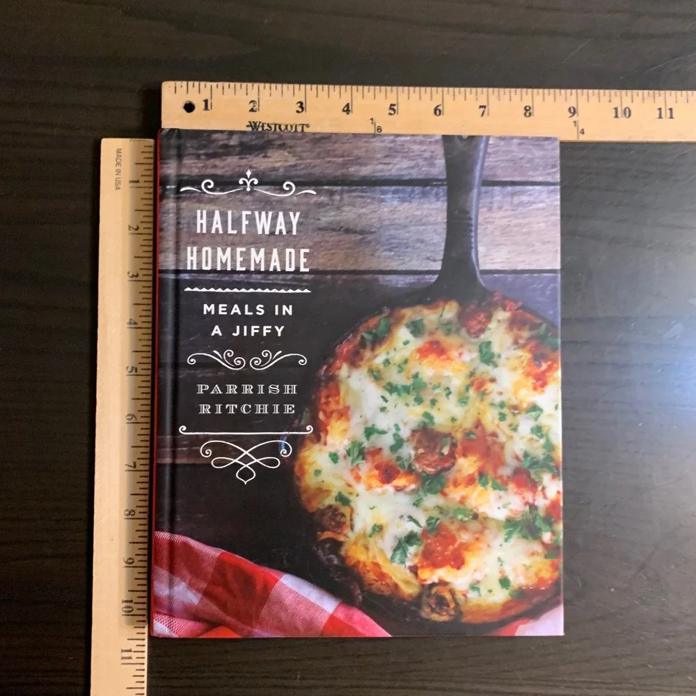 Halfway‎ Homemade Meals in a Jiffy Parrish Ritchie Hardcover Cookbook 2018